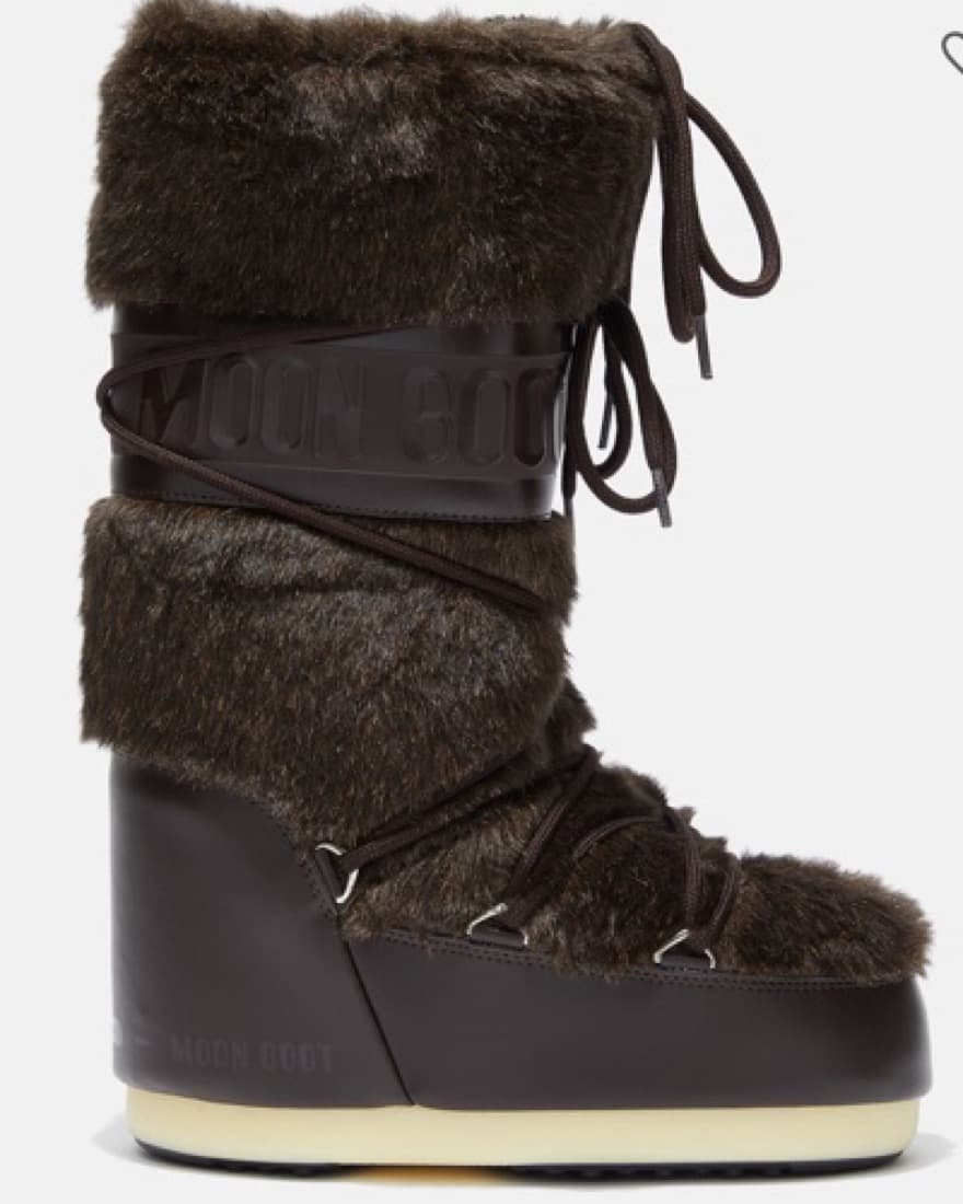 Chocolate Brown Moon Boots - Image 1