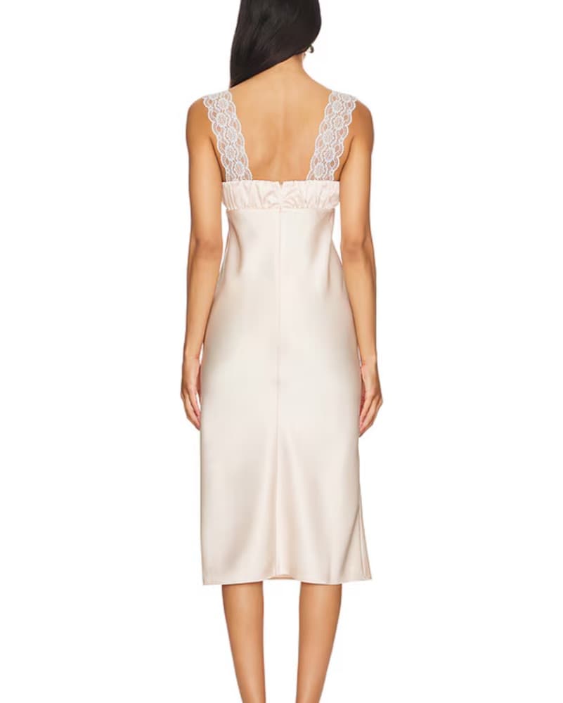 Lorna Midi Dress in Blush - Image 2