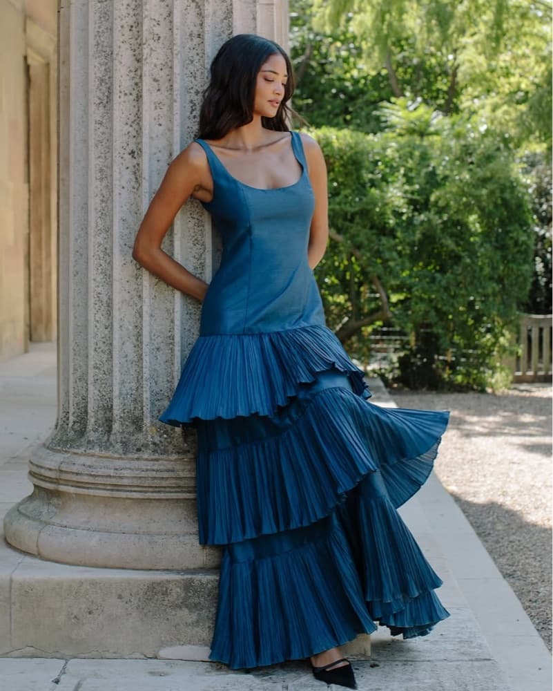 Hutch Luna Dress Blue - Image 1