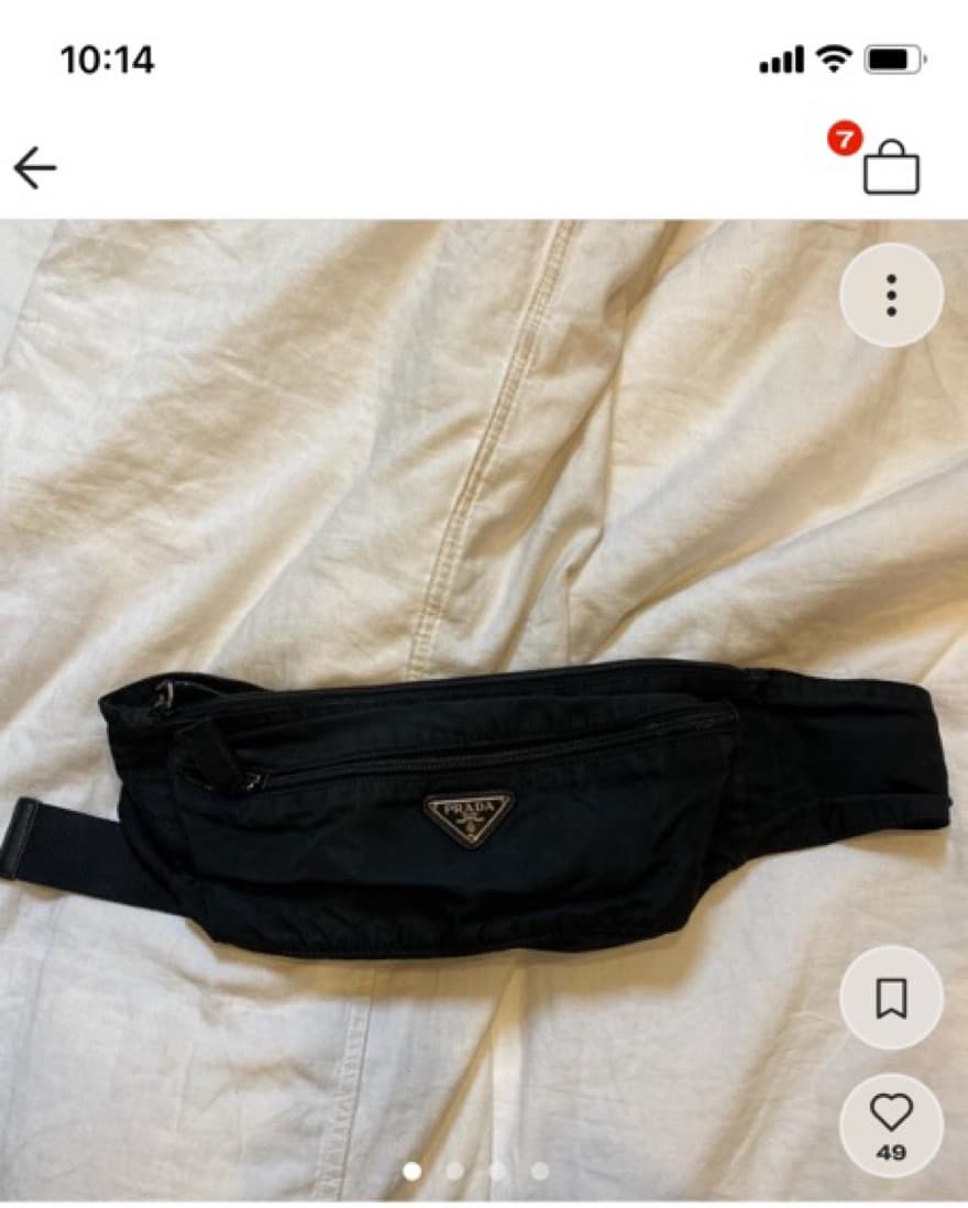 Vintage Prada Belt Bag - Image 1