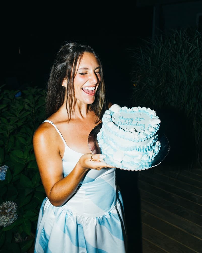 Satin Striped Dress - Image 5