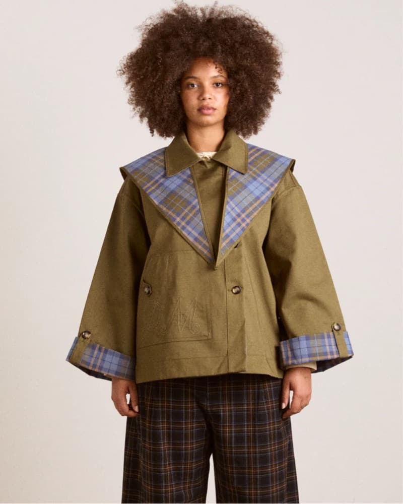 Damson Madder Reversible Trench - Image 3