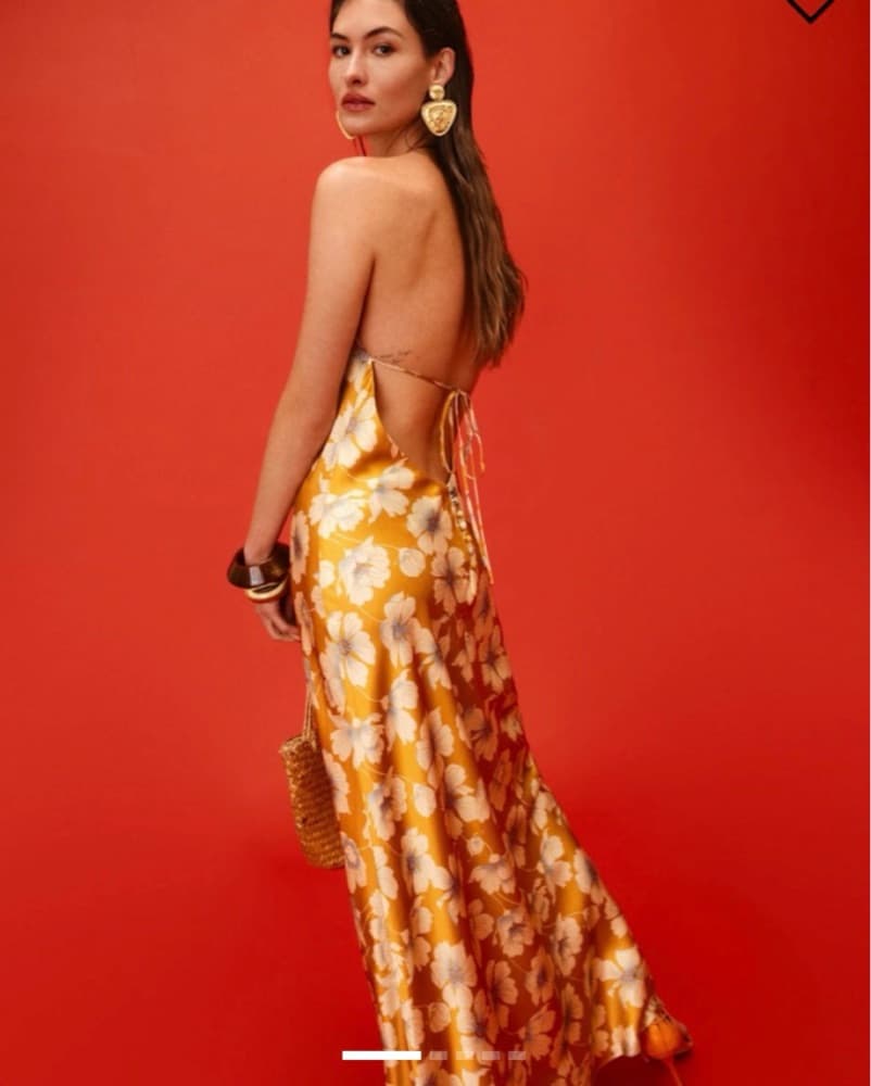 Jeany Silk Dress - Image 2