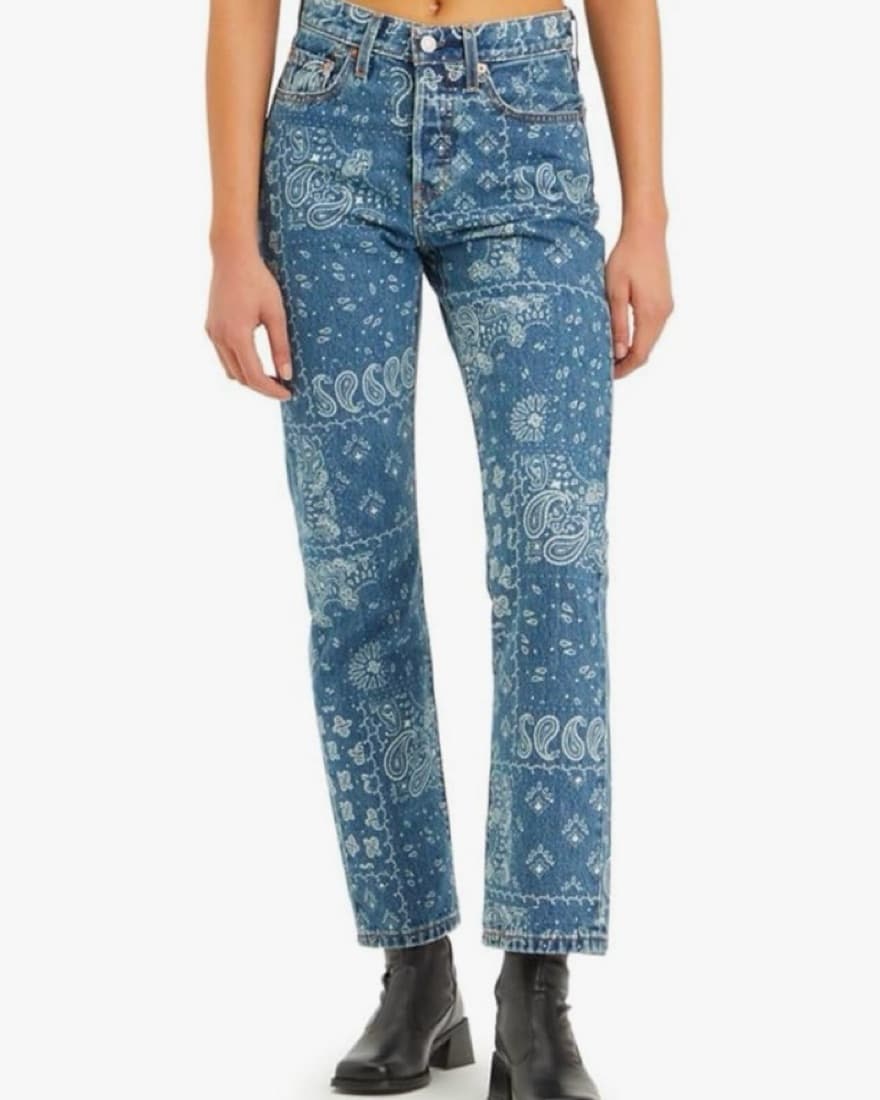 Levi’s 501 Original Fit Paisley Print  - Image 1