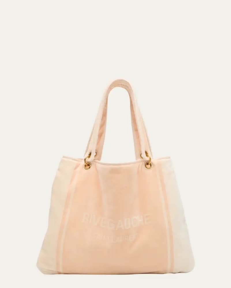 Ysl Pink Terry Cloth Bag - Image 1
