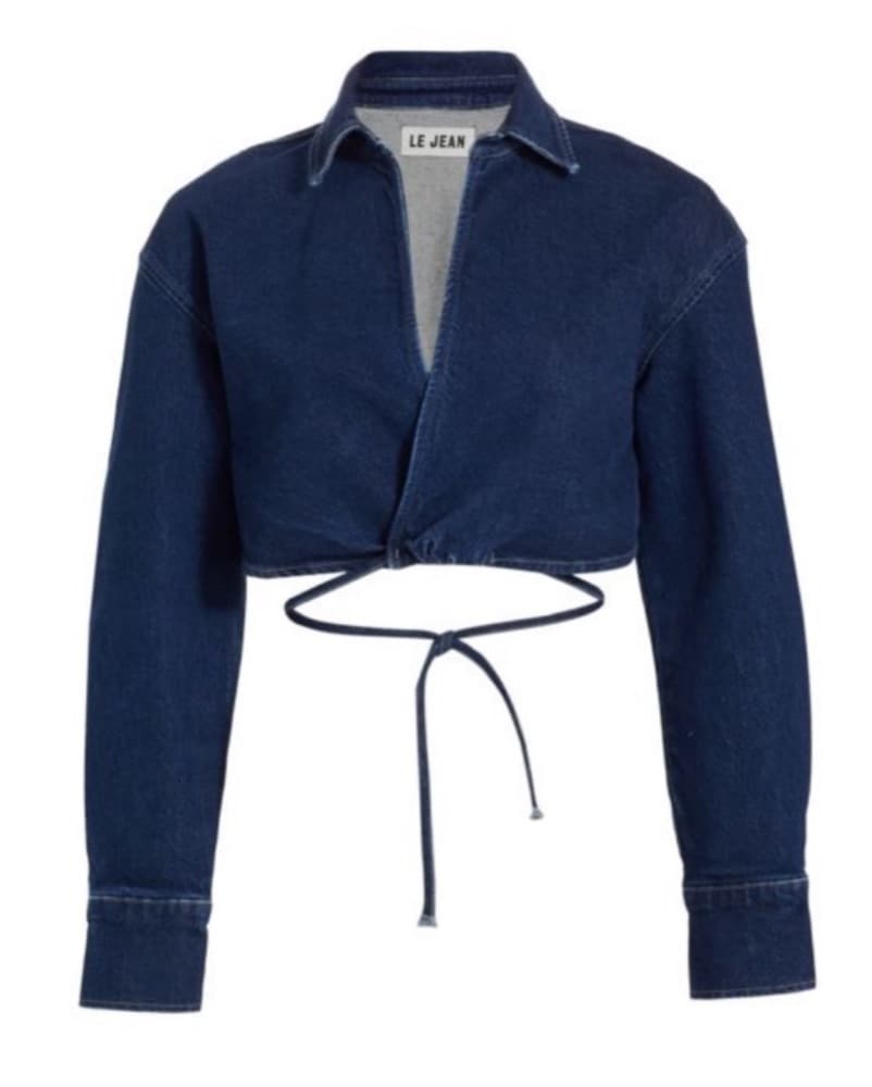 Le Jean Arielle Denim Top - Image 1