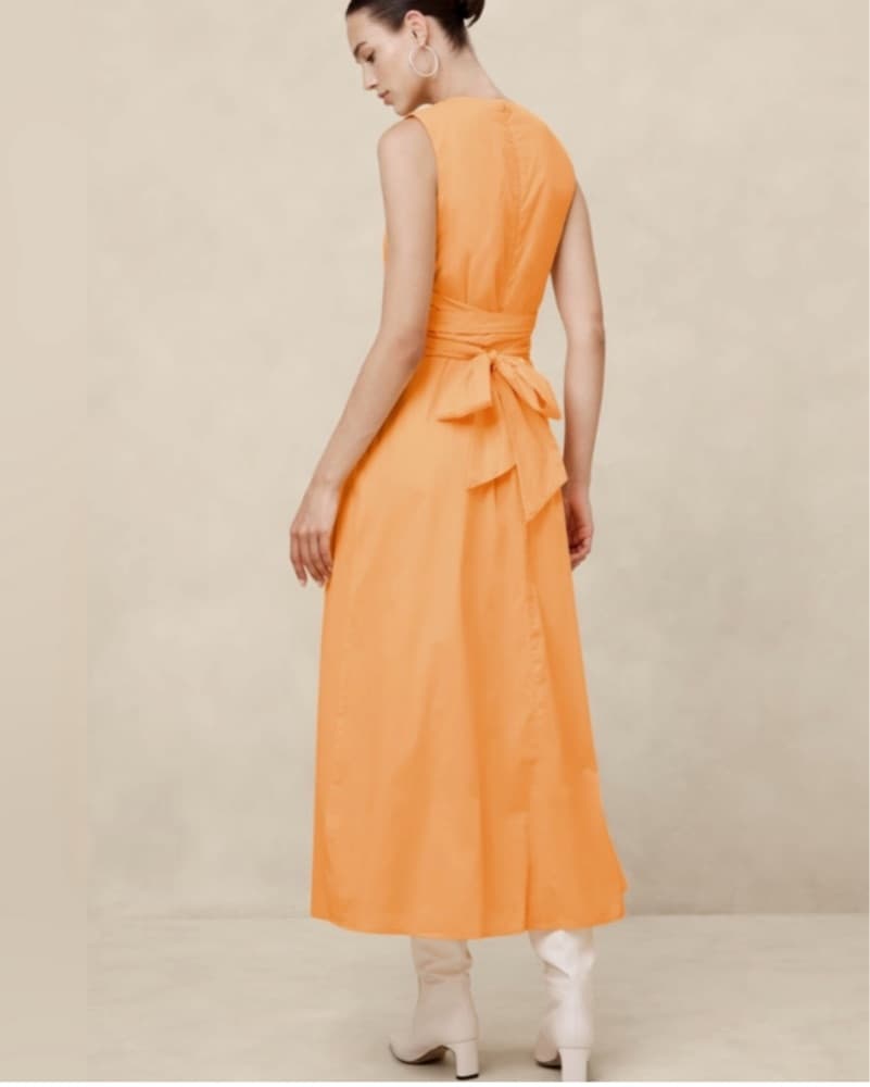 Apricot Midi Dress - Image 2