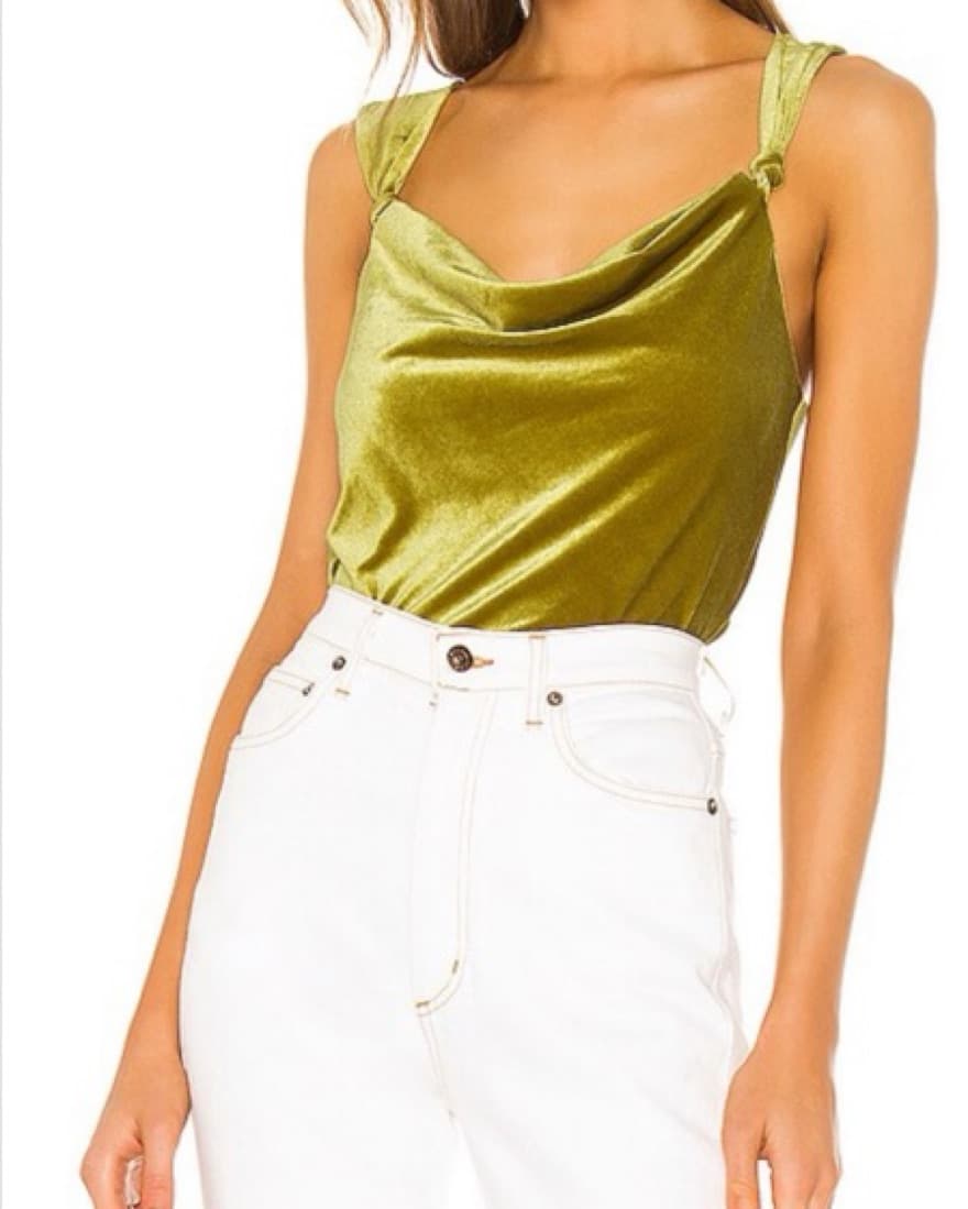 Song Of Style Carina Top In Olive Green - Image 1