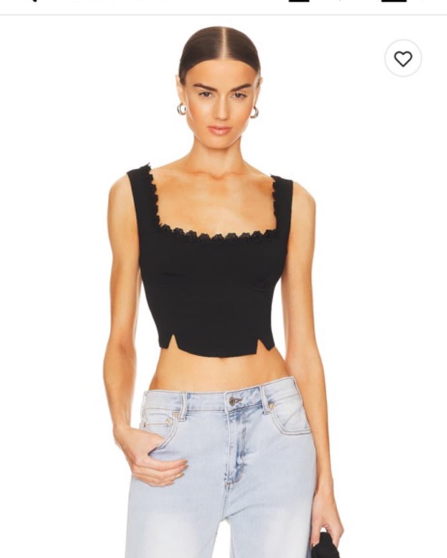 Danielle Guizio Taffeta Bustier Top - Image 1