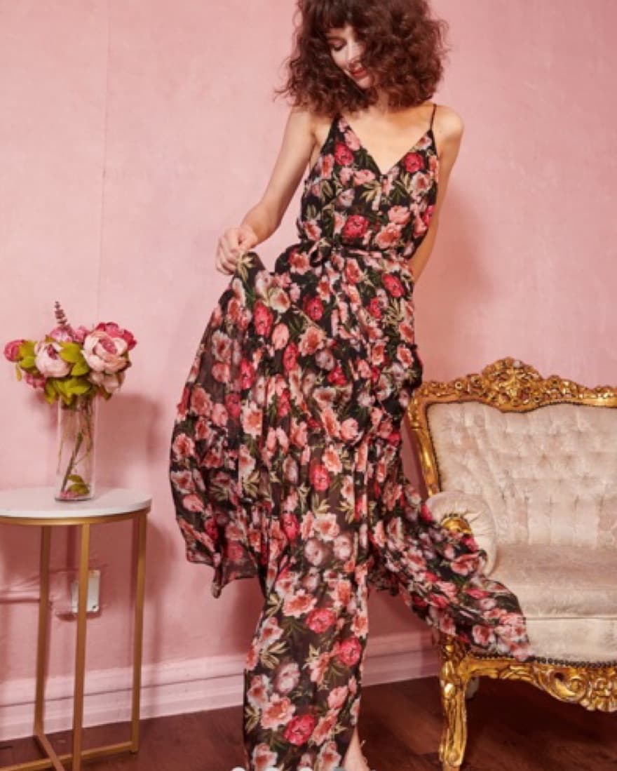 100% Silk Cami Nyc Dress - Image 1