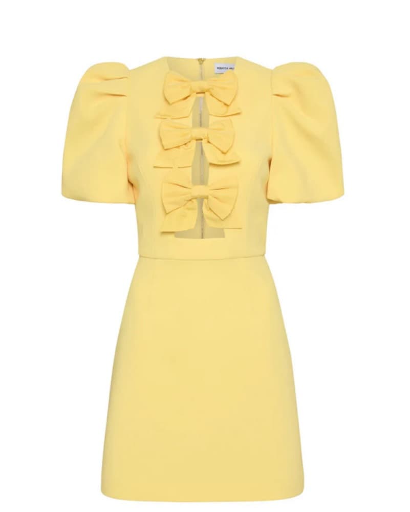 Rebecca Vallance Chloe Bow Mini Dress - Image 2
