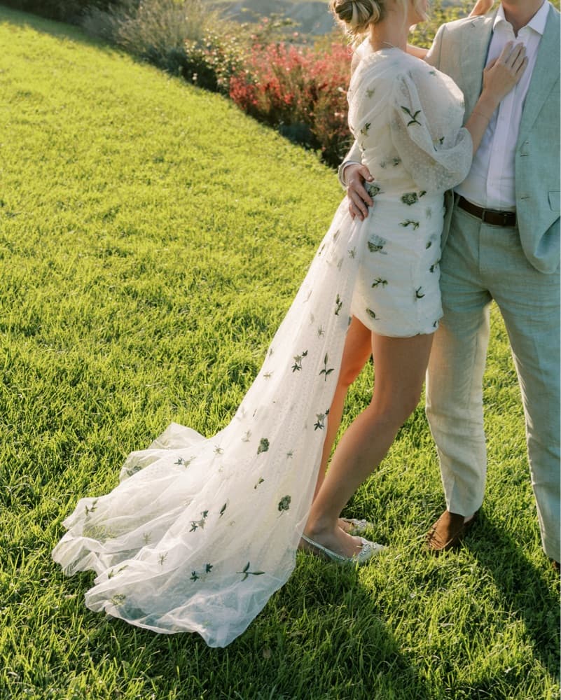 Asilio Enchanted Garden Dress With Train - Image 6