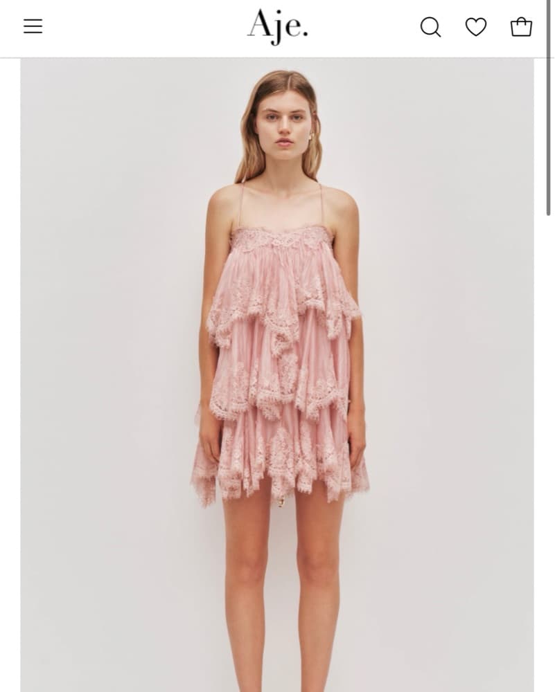 Aje Lace Ophelia Mini Dress - Image 4