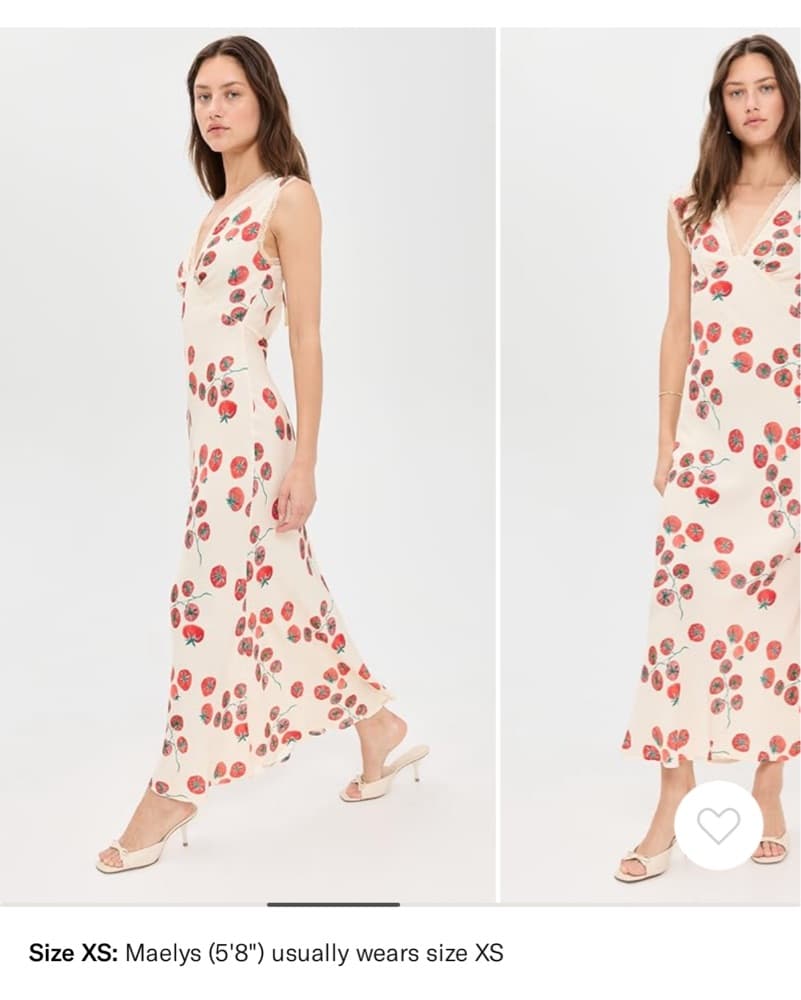 Vrg Grl Vintage Lover Bias Cut Maxi  - Image 3