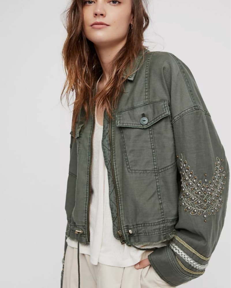 Free People Army Jacket - Image 2