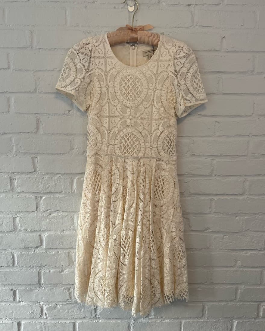 Burberry Lace Cream / Off White Dress - Image 1
