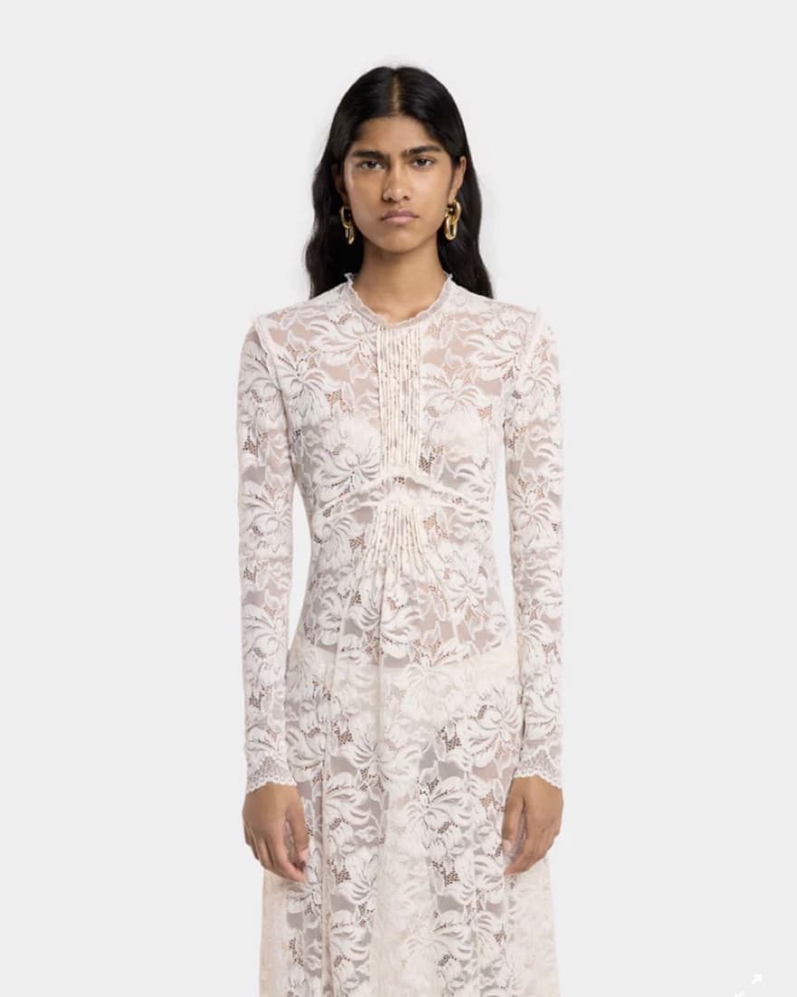 Rabanne Long Lace dress - Image 2