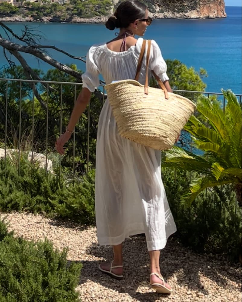 Dôen Ischia White Maxi Dress - Image 3