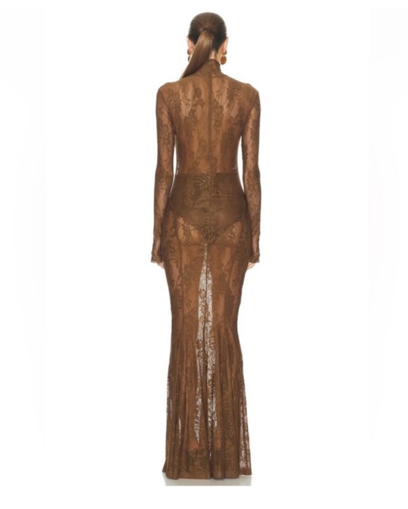 Norma Kamali Fishtail Gown - Image 5
