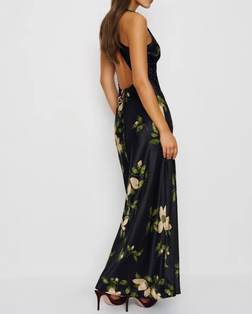 Reformation Anaiis Silk Dress - Image 2
