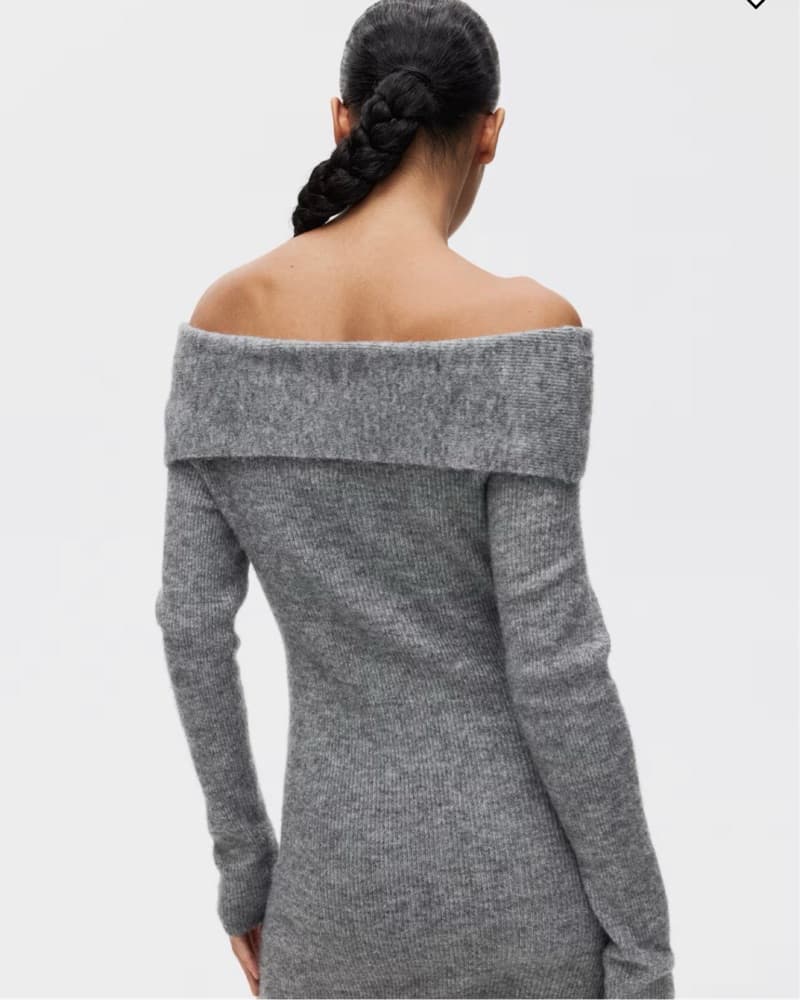 Cozy Knit Midi Dress - Image 2