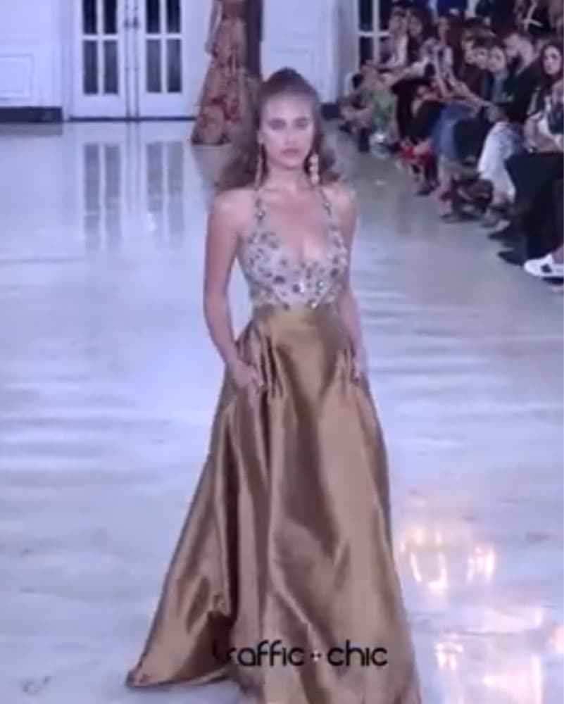 Brown Maxi Slit Dress - Image 5