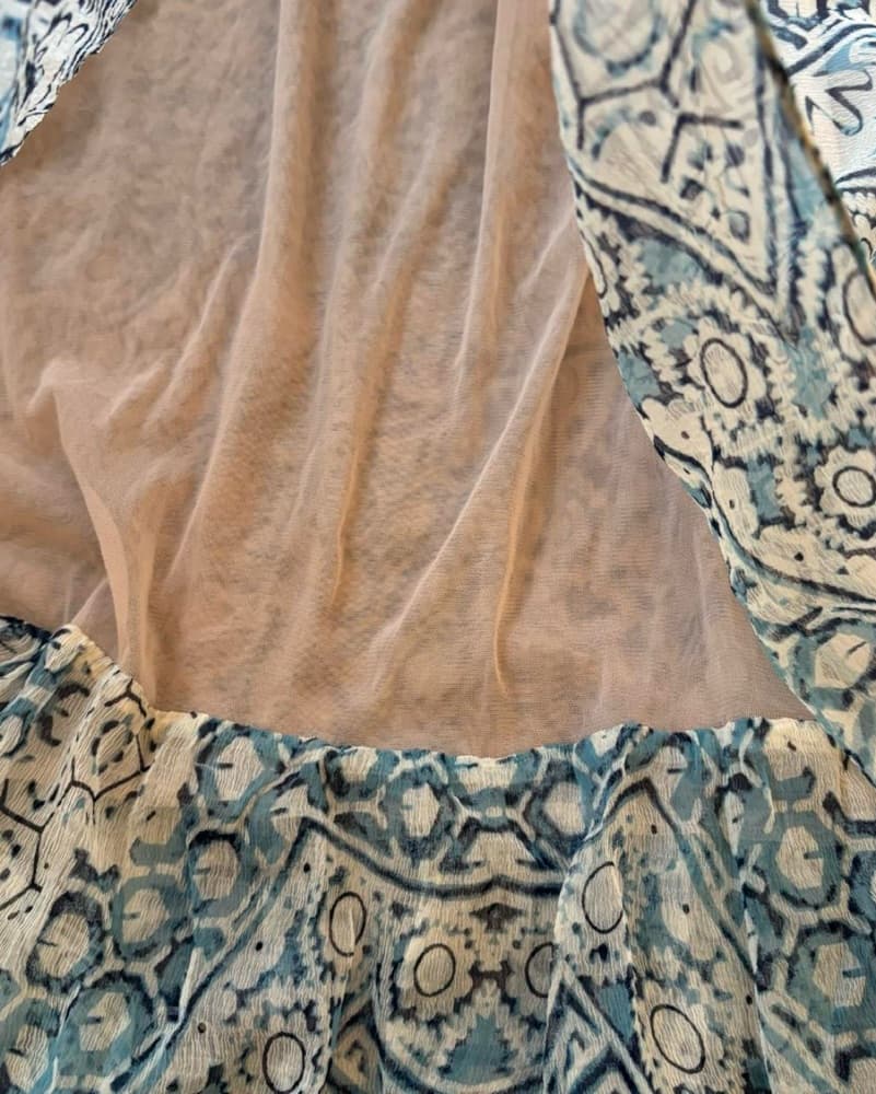 Mes Demoiselles Layered Blue Maxi Dress - Image 6