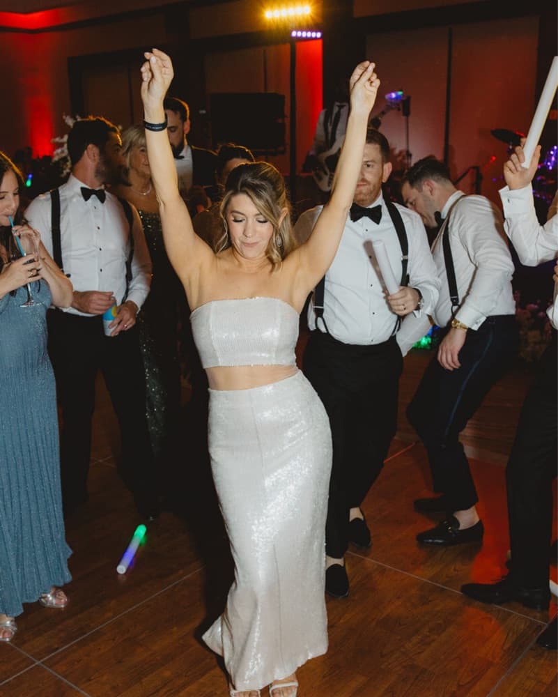 Sequined White Midi Dress - Image 1