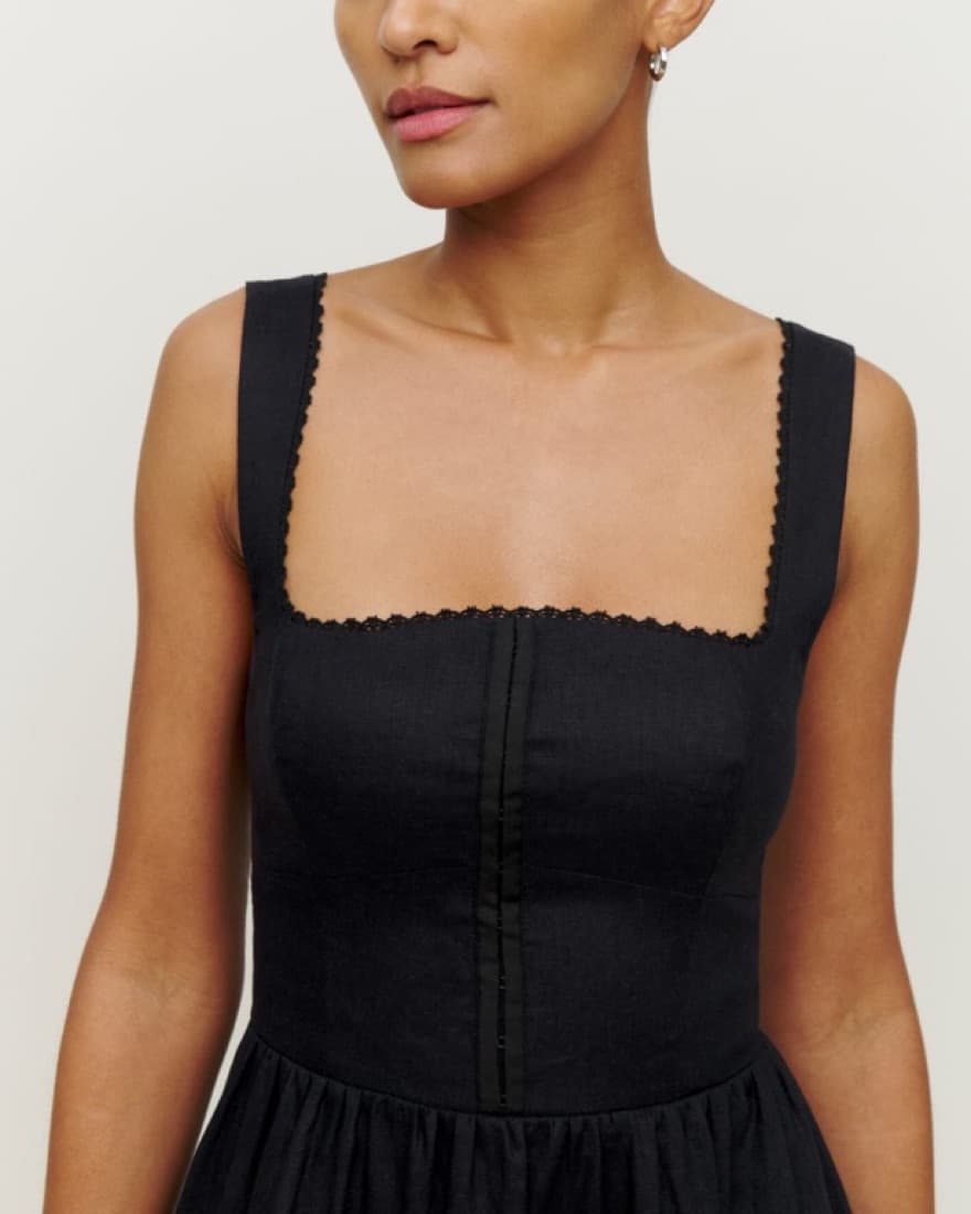 Reformation Tagliatelle Linen Dress - Image 2