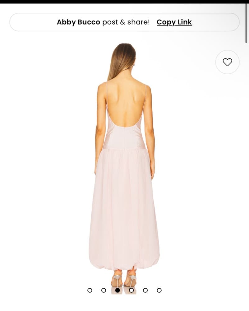 Christine Maxi Dress Is Soft Pink - Image 2