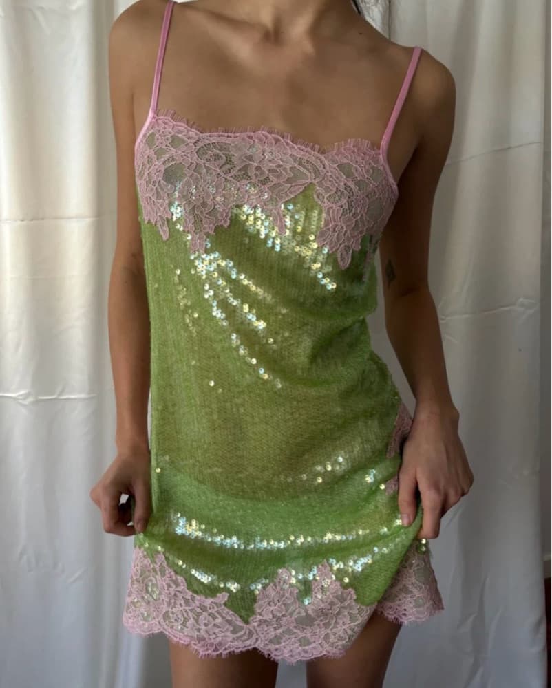 Hand Over Sequin Dress - Image 1