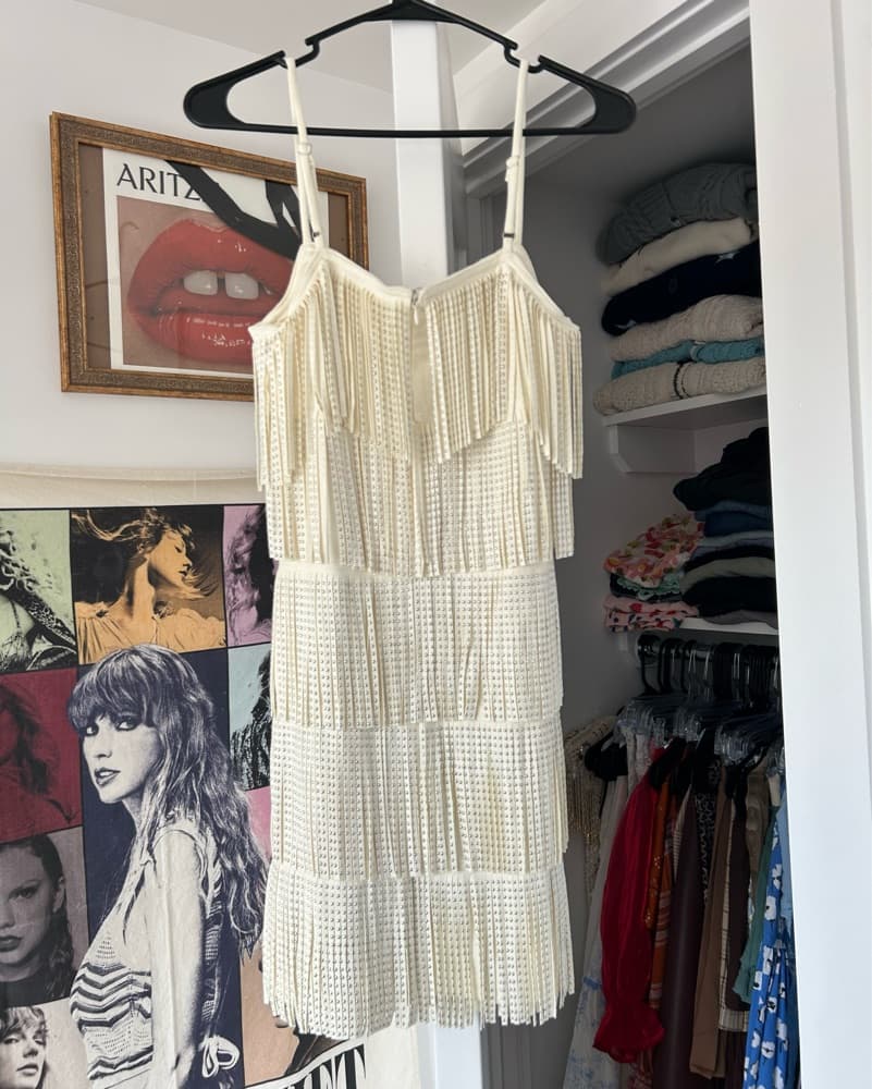 Cowgirlcore Fringe Mini Dress - Image 2