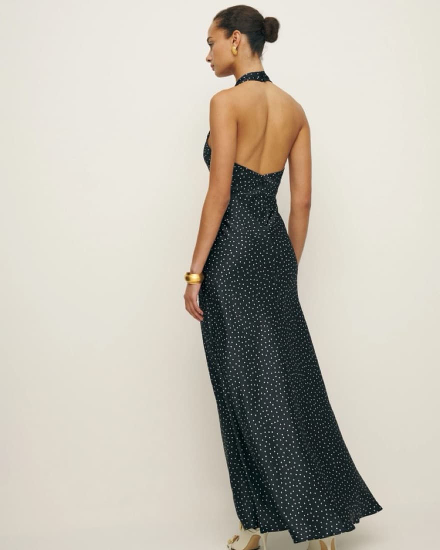 Reformation Daniela Silk Dress - Image 4