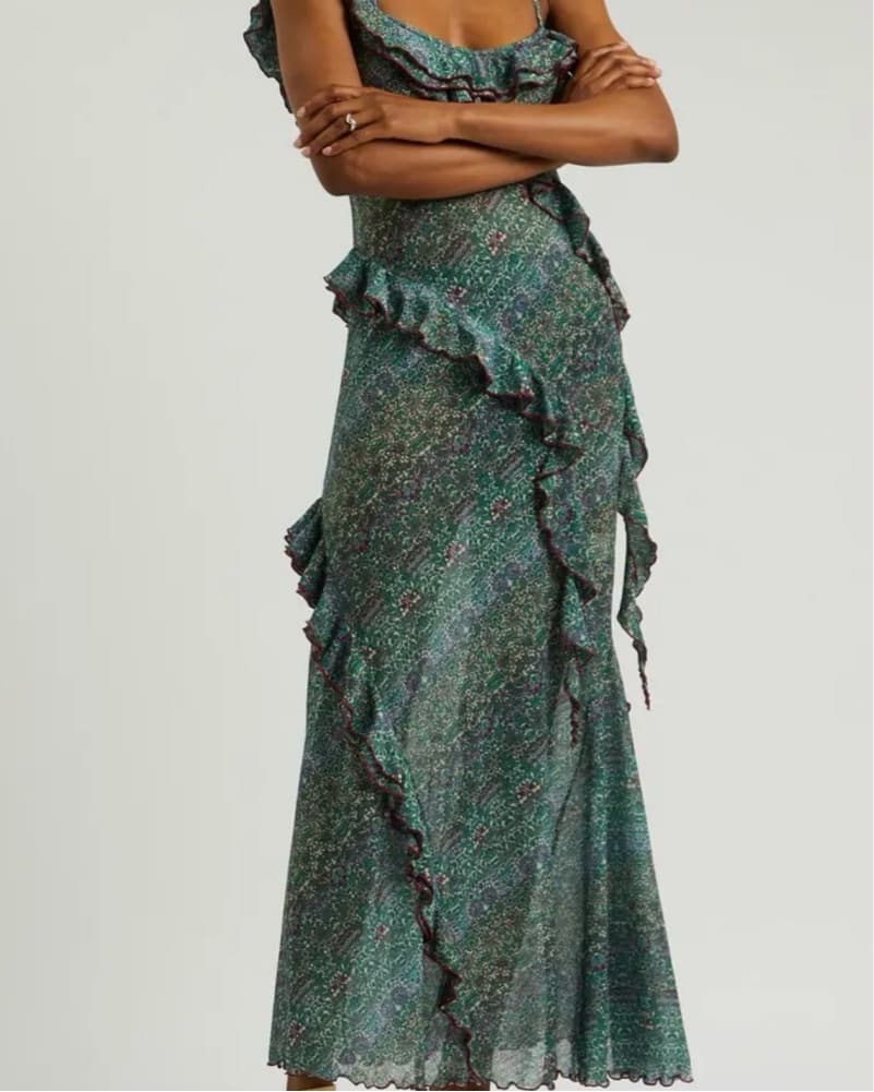 Siedres Monica Ruffle Maxi Dress - Image 3