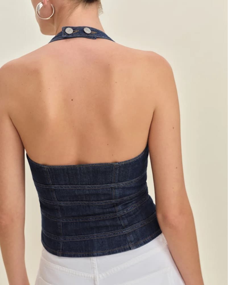 Reformation Kyleigh Denim Top  - Image 2