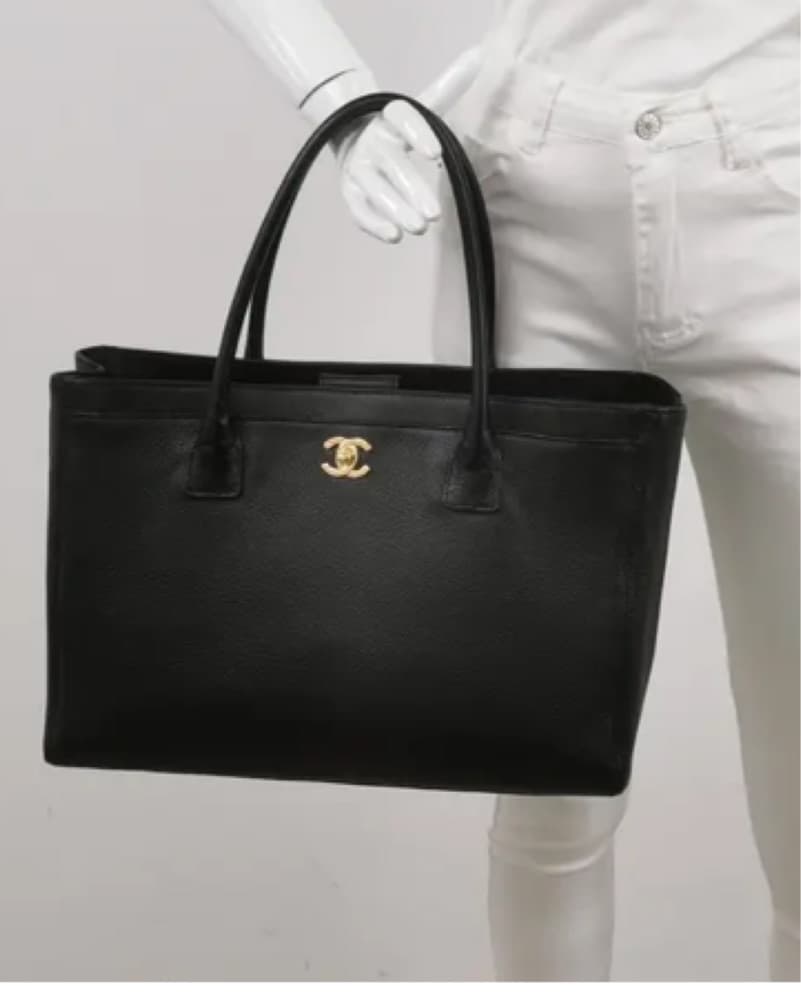 Chanel Black Executive Tote - Image 2