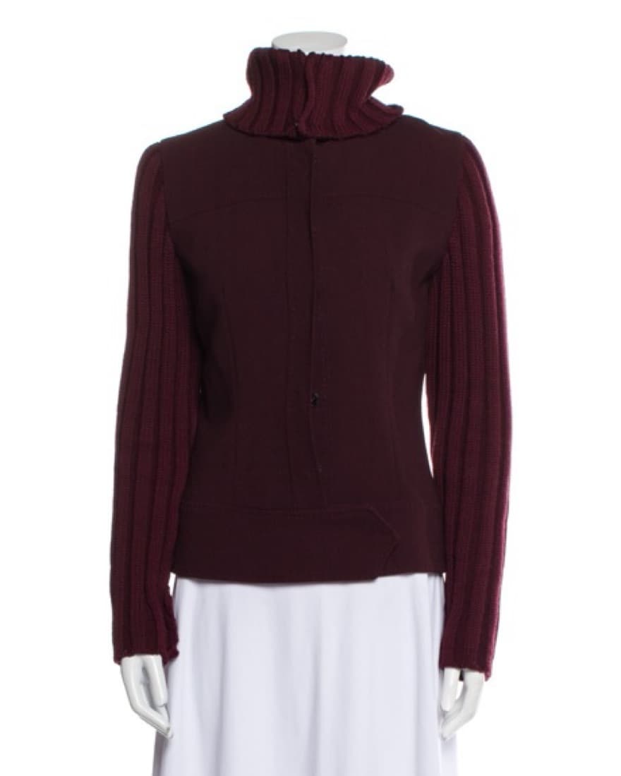 Burgundy Dolce & Gabbana Jacket  - Image 1