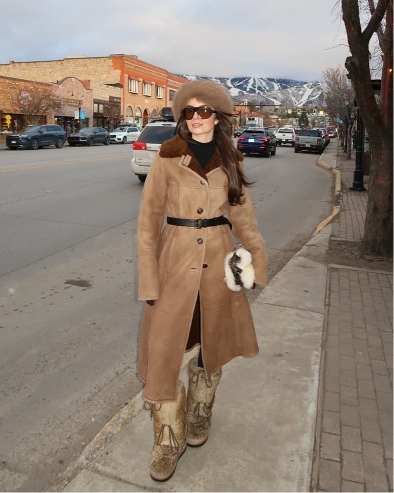 *VINTAGE* Prada Brown Suede Coat - Image 6