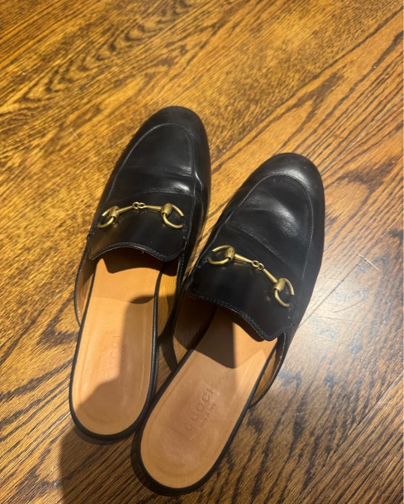 Stylish Leather Loafer Mules - Image 2