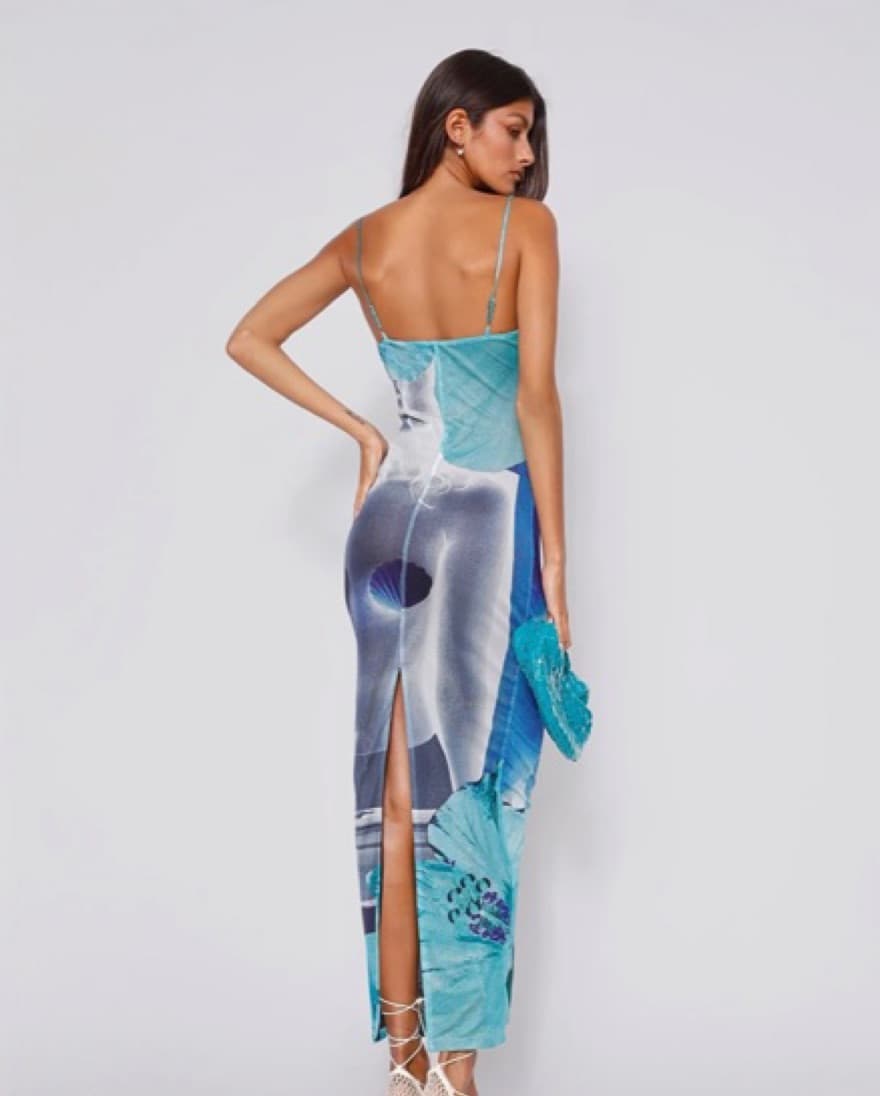 Mesh Maxi Dress // SOLD OUT ONLINE - Image 2