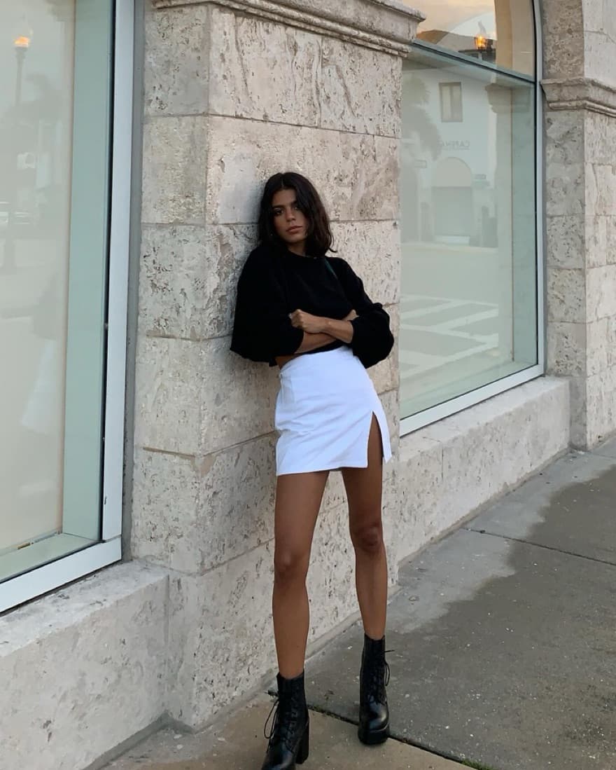 Lioness The Lola Mini White Skirt  - Image 2