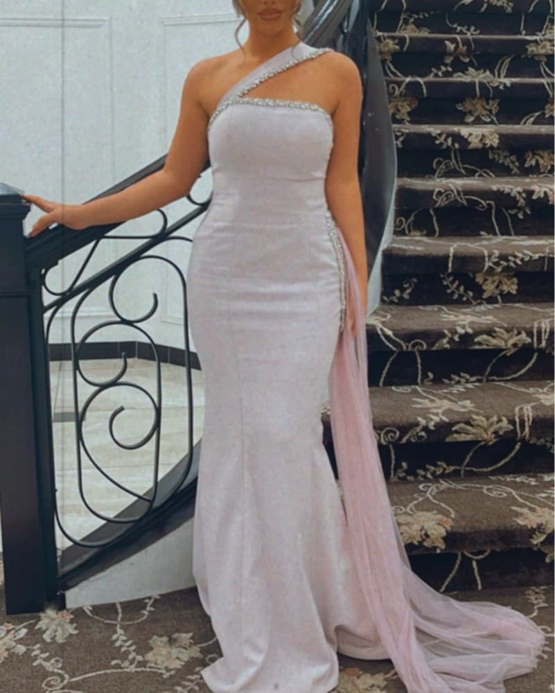 Violet Elegant Dress - Image 1