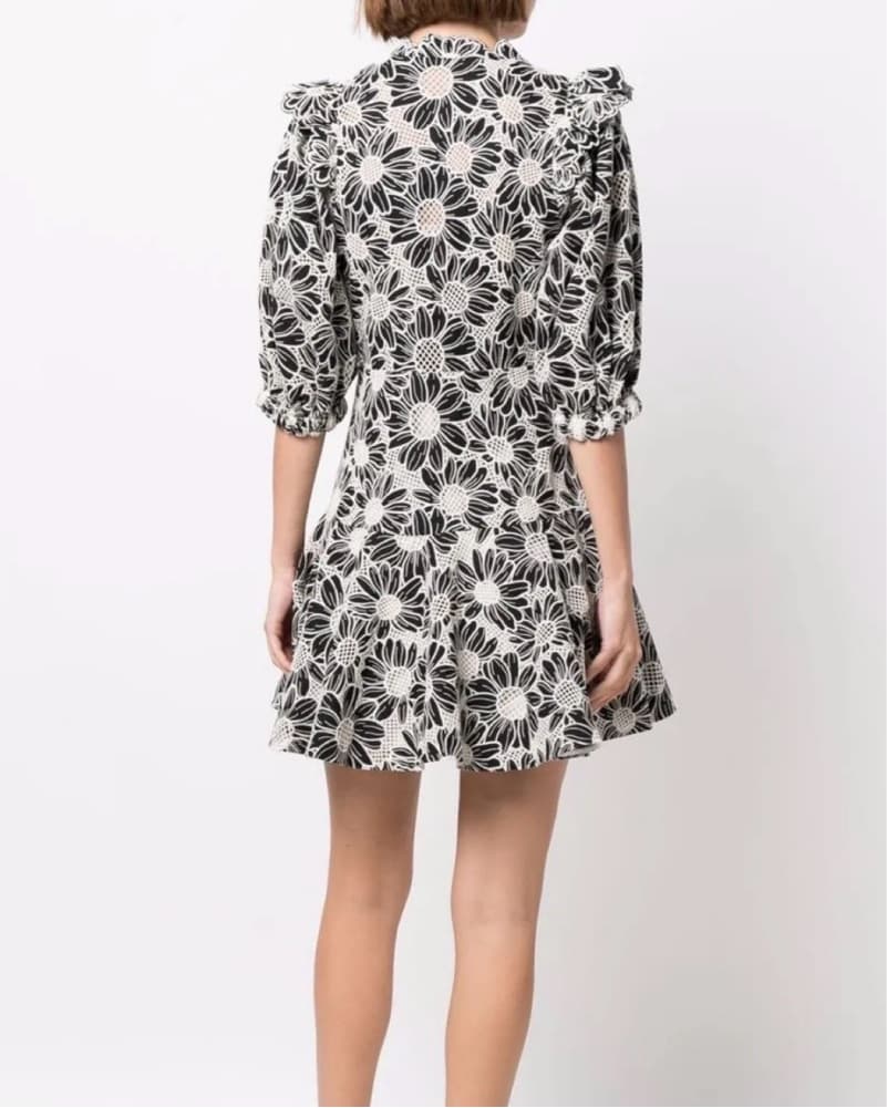 Sandro Structured Mini Dress - Image 2