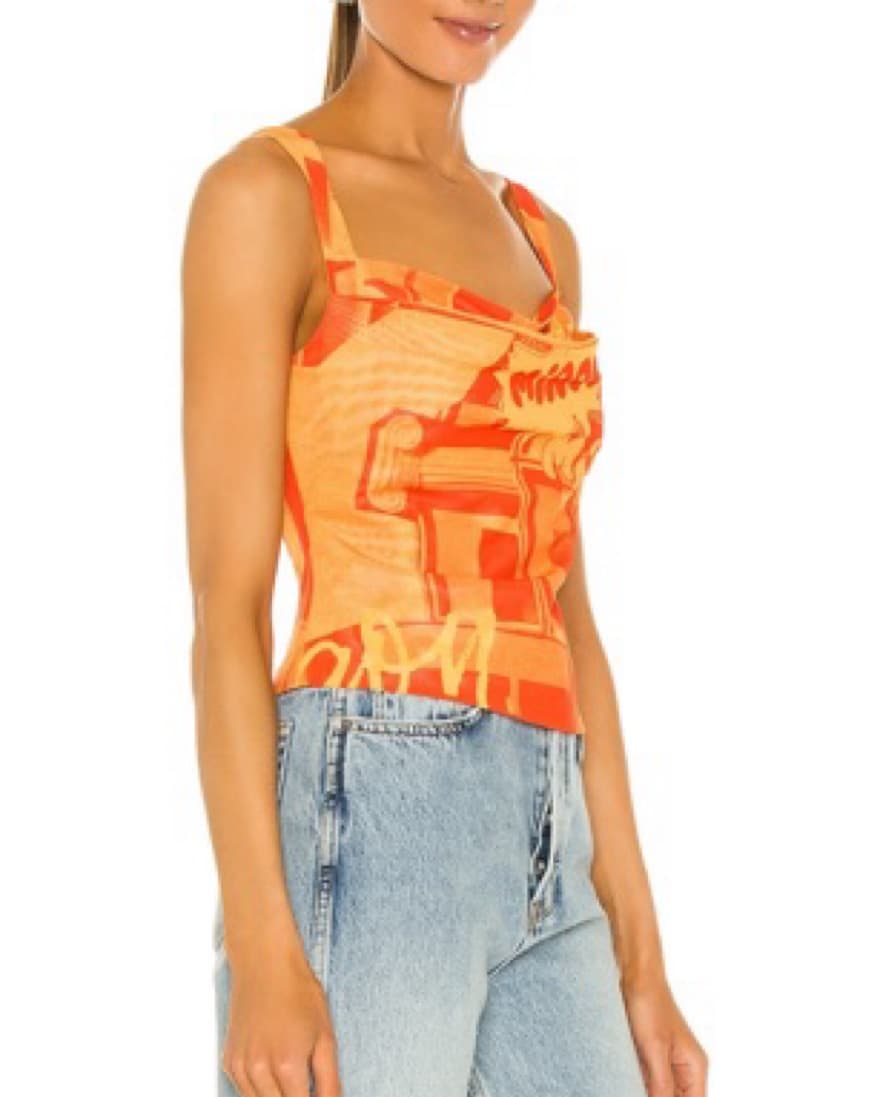 Miaou Imogene Top Orange  - Image 2