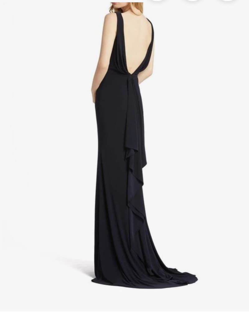 Mac Duggal Plunge Slit Gown - Image 2