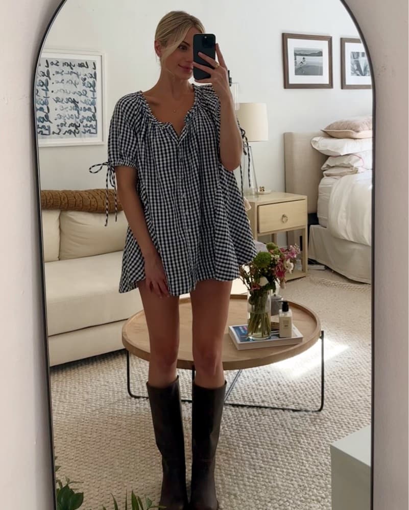 Free People Charming Gingham Dress - Image 1