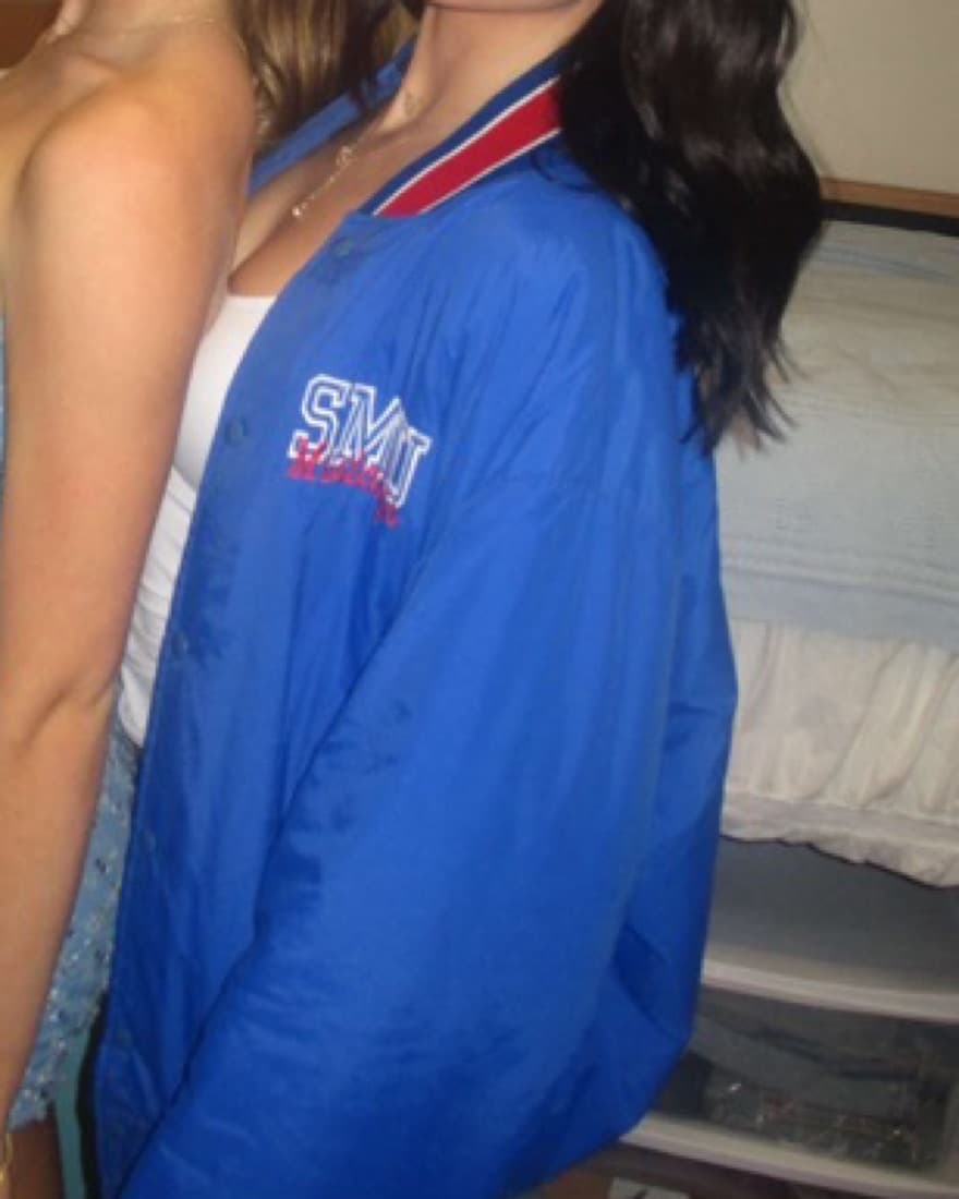 Vintage SMU Varsity Jacket - Image 1