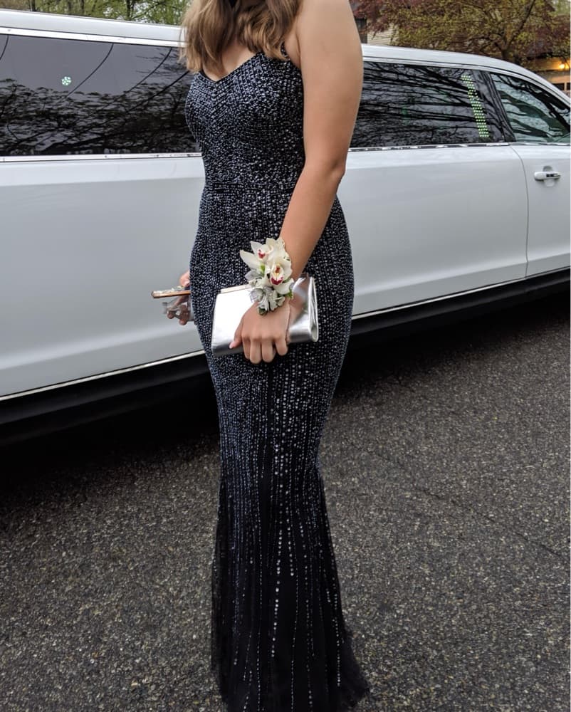 Sparkling Sequin Formal Gown - Image 1