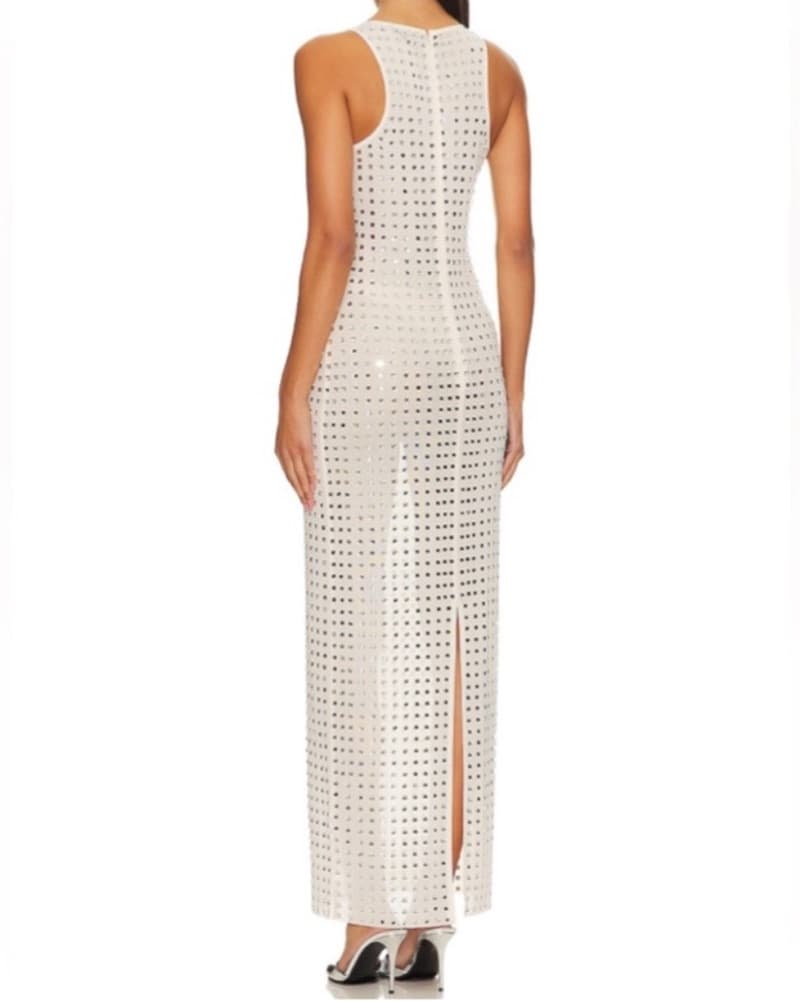 NBD Maxi Dress - Semi Sheer Rhinestones - Image 2