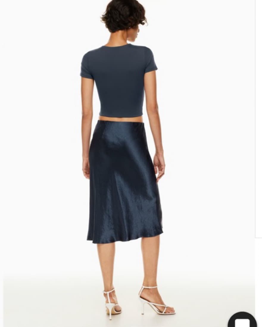 Aritzia Babaton Slip Satin Midi Skirt - Image 3